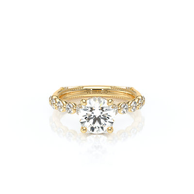 Vanguard-2201R-14K Yellow Gold Round