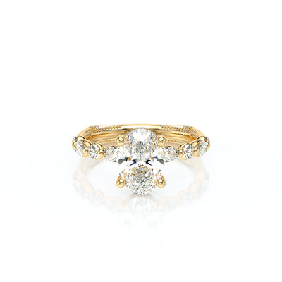 Vanguard-2202OV-14K Yellow Gold Oval