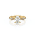 Vanguard-2203OV-18K Yellow Gold Oval
