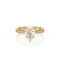 Vanguard-2203PS-18K Yellow Gold Pear
