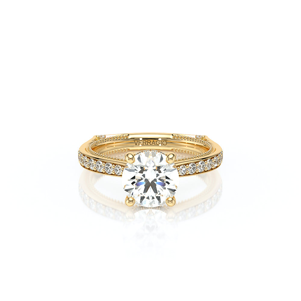 Vanguard-2203R-14K Yellow Gold Round