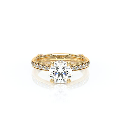 Vanguard-2203R-18K Yellow Gold Round
