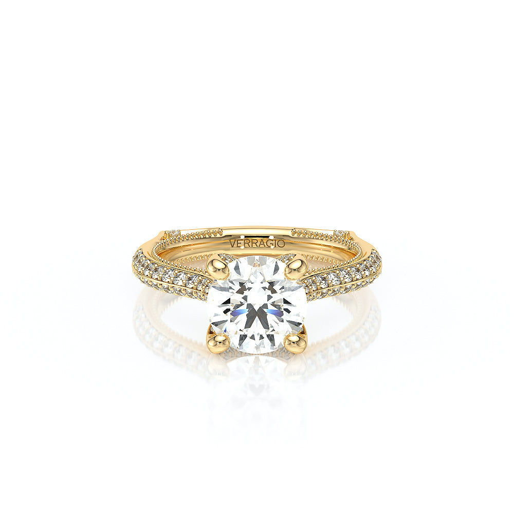 Vanguard-2204R-18K Yellow Gold Round