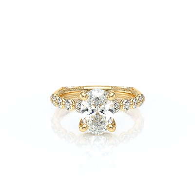 Vanguard-2206OV-18K Yellow Gold Oval
