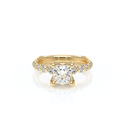Vanguard-2206p-14k Yellow Gold Princess