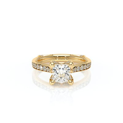 Vanguard-2207p-14k Yellow Gold Princess