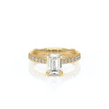 Vanguard-2208EM-14K Yellow Gold Emerald
