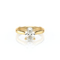 Vanguard-2208OV-S-14K Yellow Gold Oval