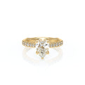 Vanguard-2208PS-18K Yellow Gold Pear