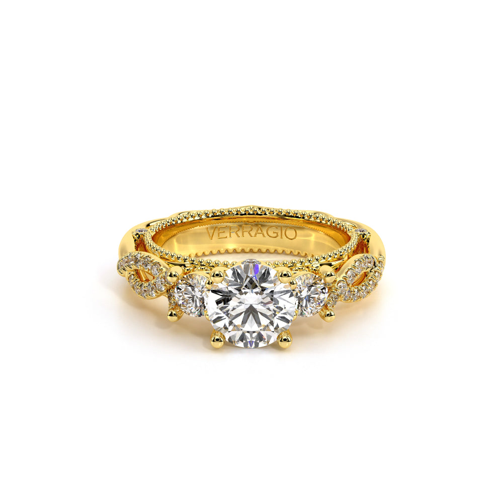 Venetian-5013r-18k Yellow Gold Round