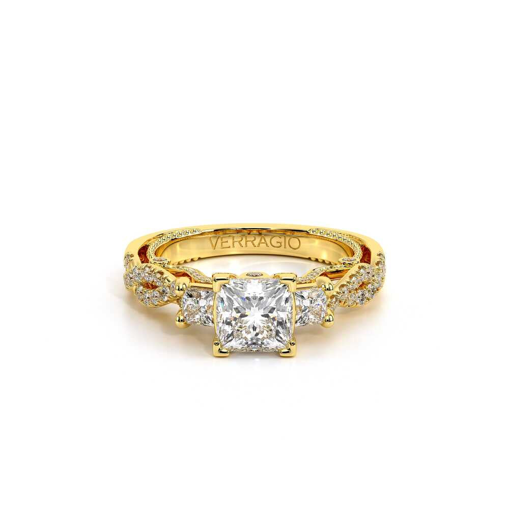 Insignia-7074p-14k Yellow Gold Princess