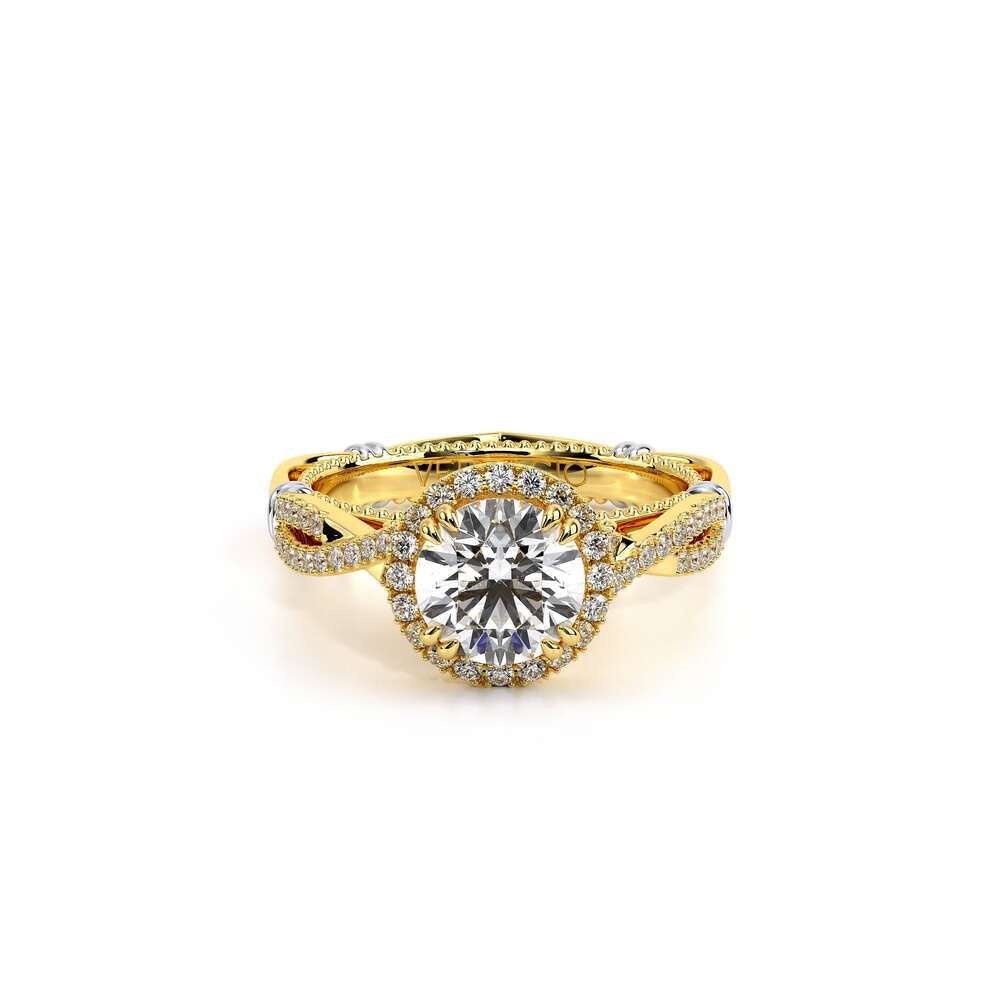 Parisian-106r-14k Yellow Gold Round