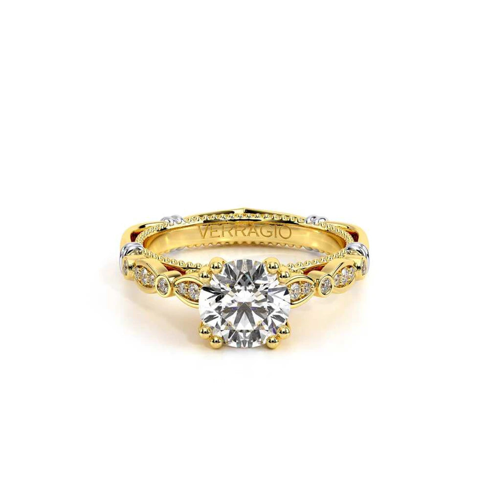 Parisian-100r-14k Yellow Gold Round