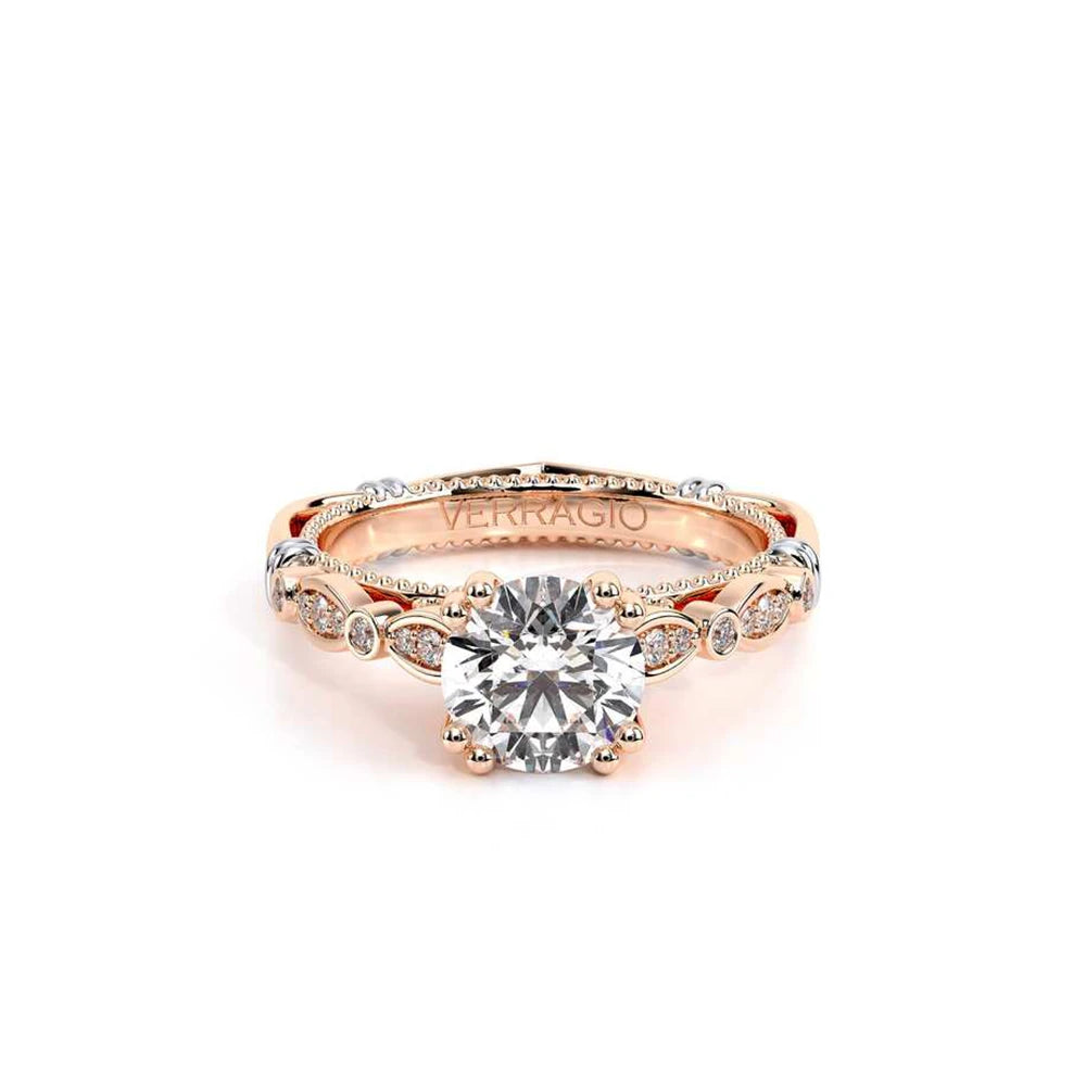 Parisian-100r-18k Rose Gold Round