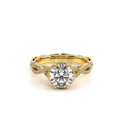Parisian-153r-14k Yellow Gold Round