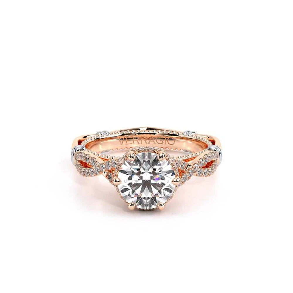 Parisian-153r-18k Rose Gold Round