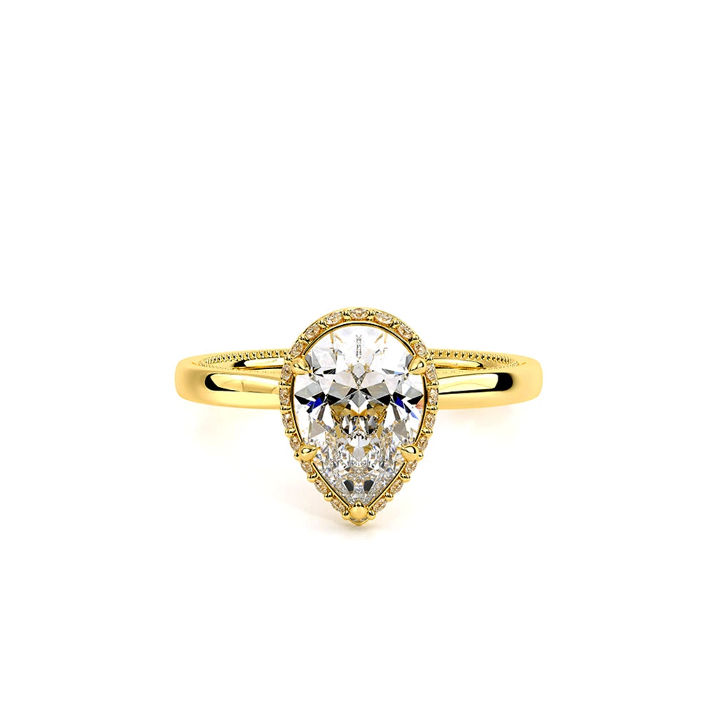 Renaissance-Sol302-Xps-18k Yellow Gold Pear