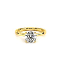 Renaissance-Sol301-R-14k Yellow Gold Round