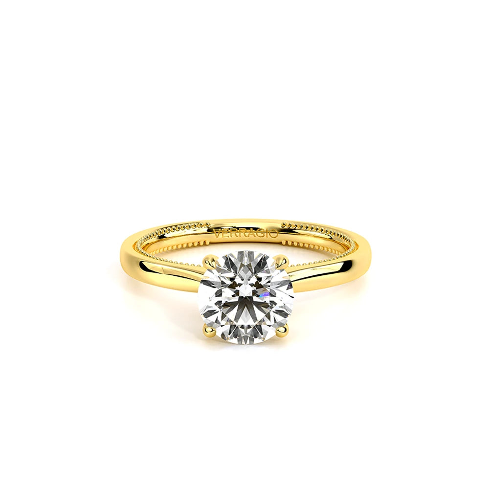 Renaissance-Sol301-R-14k Yellow Gold Round