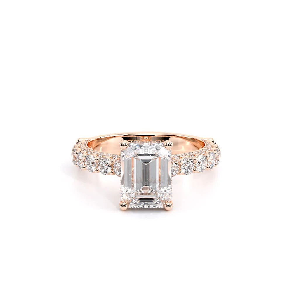 Couture-0489EM25-18K Rose Gold Emerald