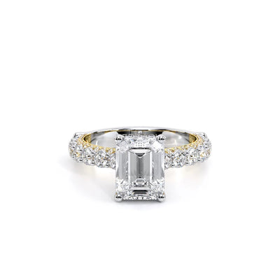 Couture-0489EM25-18K Two Tone Emerald