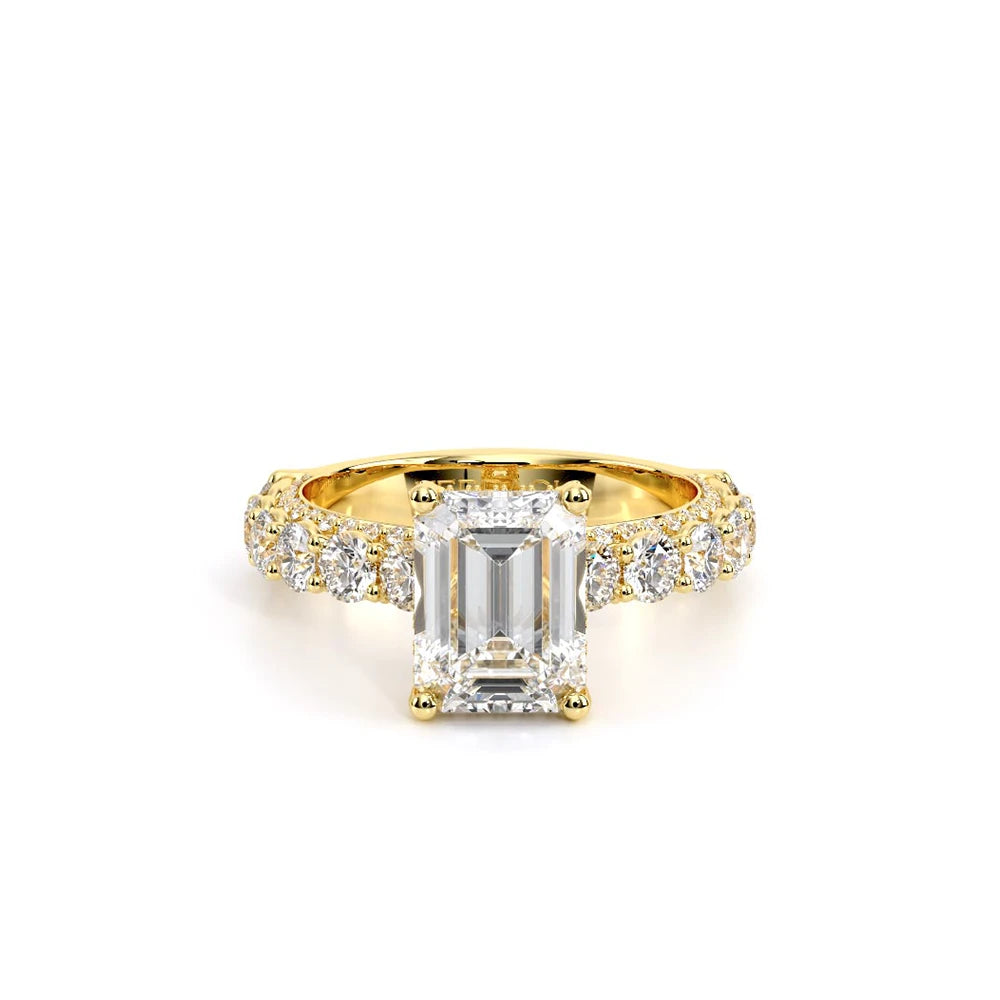 Couture-0489EM30-14K Yellow Gold Emerald