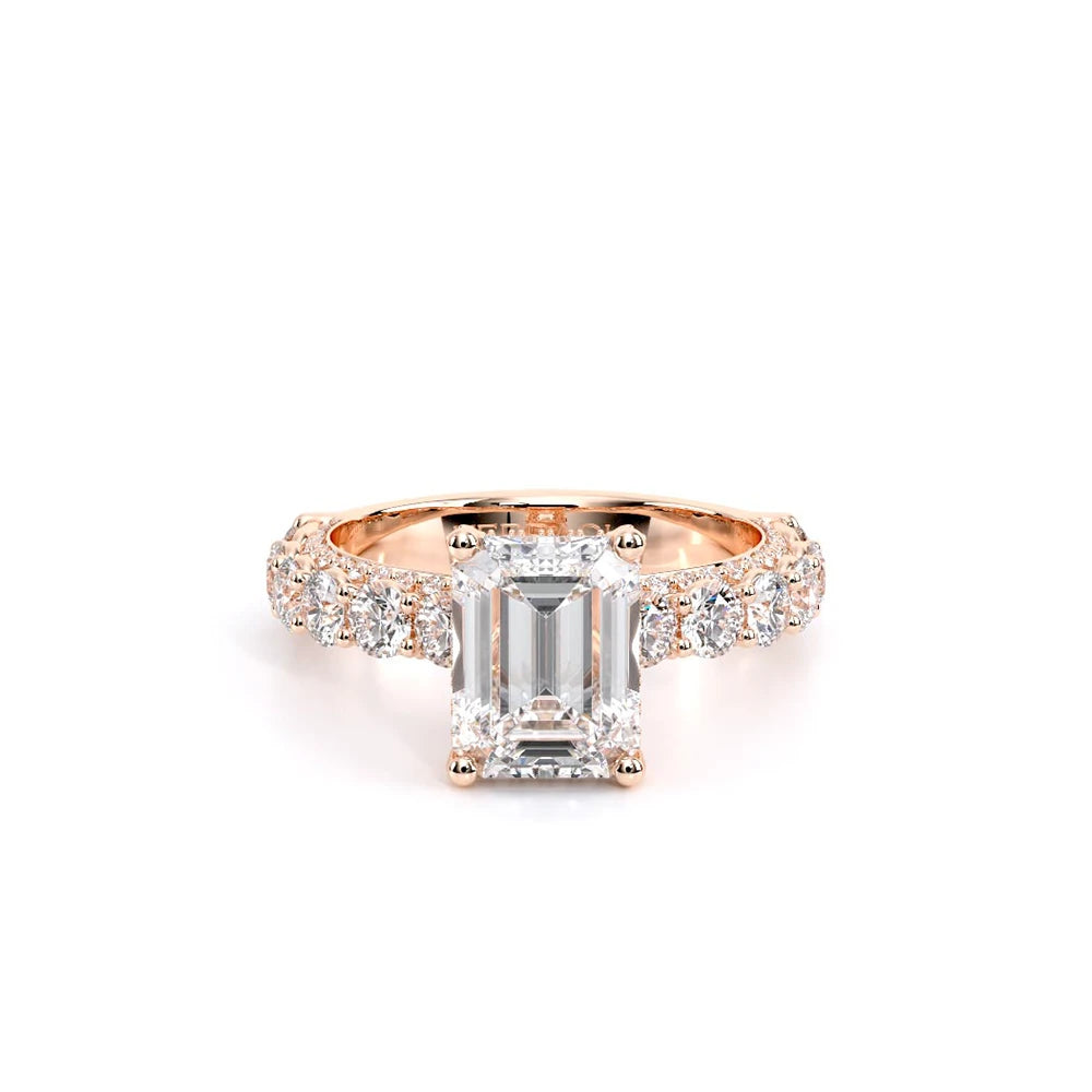 Couture-0489EM30-18K Rose Gold Emerald