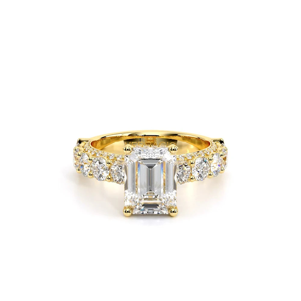 Couture-0489EM34-14K Yellow Gold Emerald