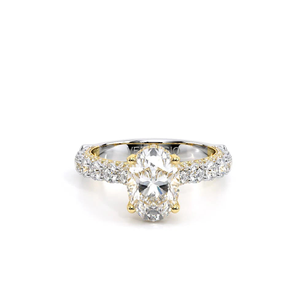 Couture-0489OV25-18K Two Tone Oval