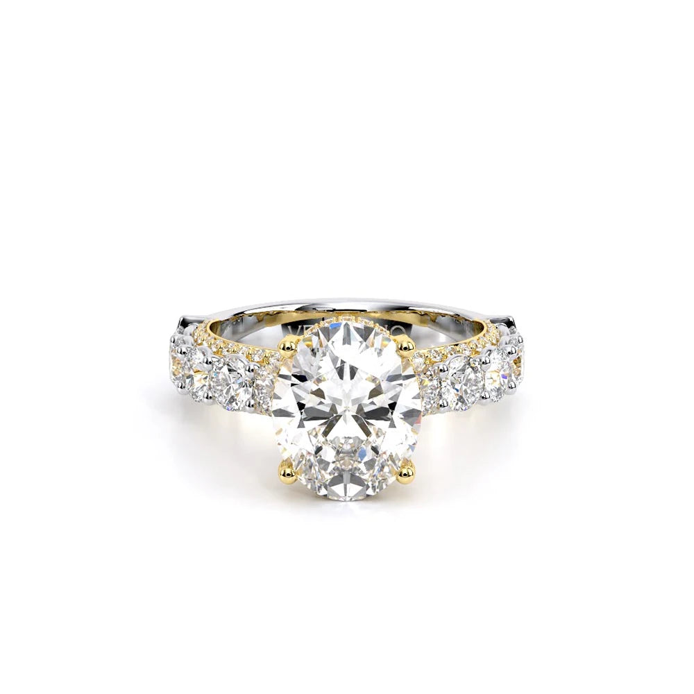 Couture-0489OV34-18K Two Tone Oval