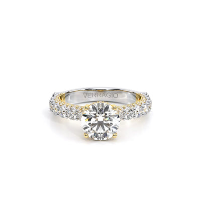 Couture-0489R25-18K Two Tone Round
