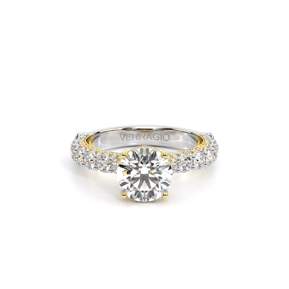 Couture-0489R25-14K Two Tone Round