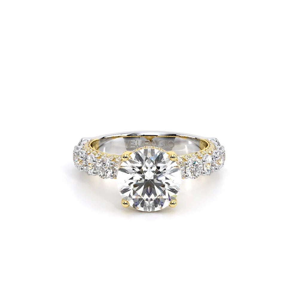 Couture-0489R30-18K Two Tone Round