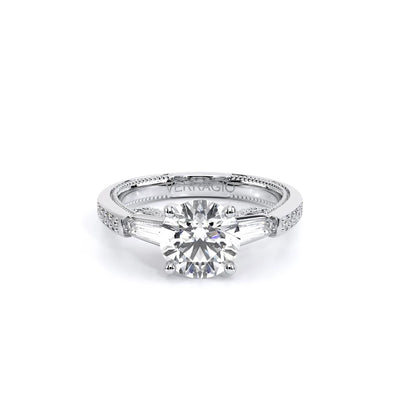 Insignia-7110R-14K White Gold Round