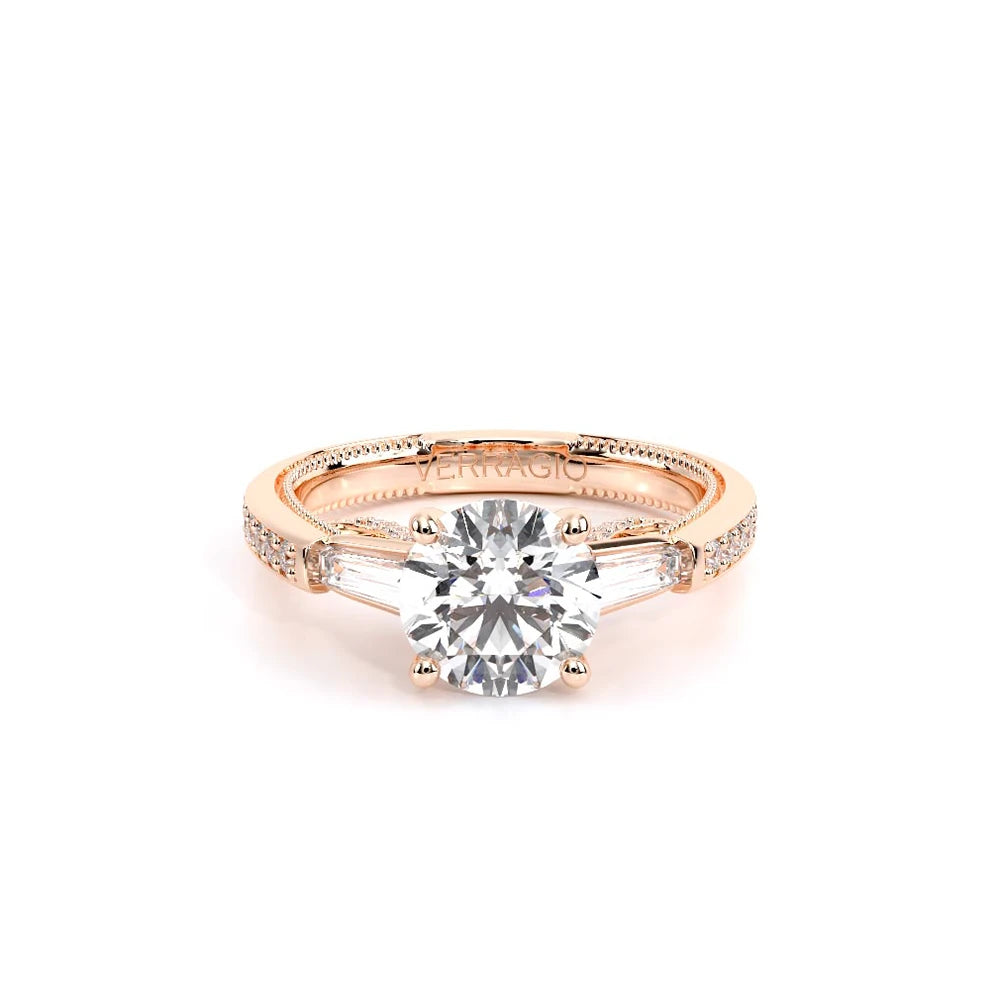 Insignia-7110R-18K Rose Gold Round