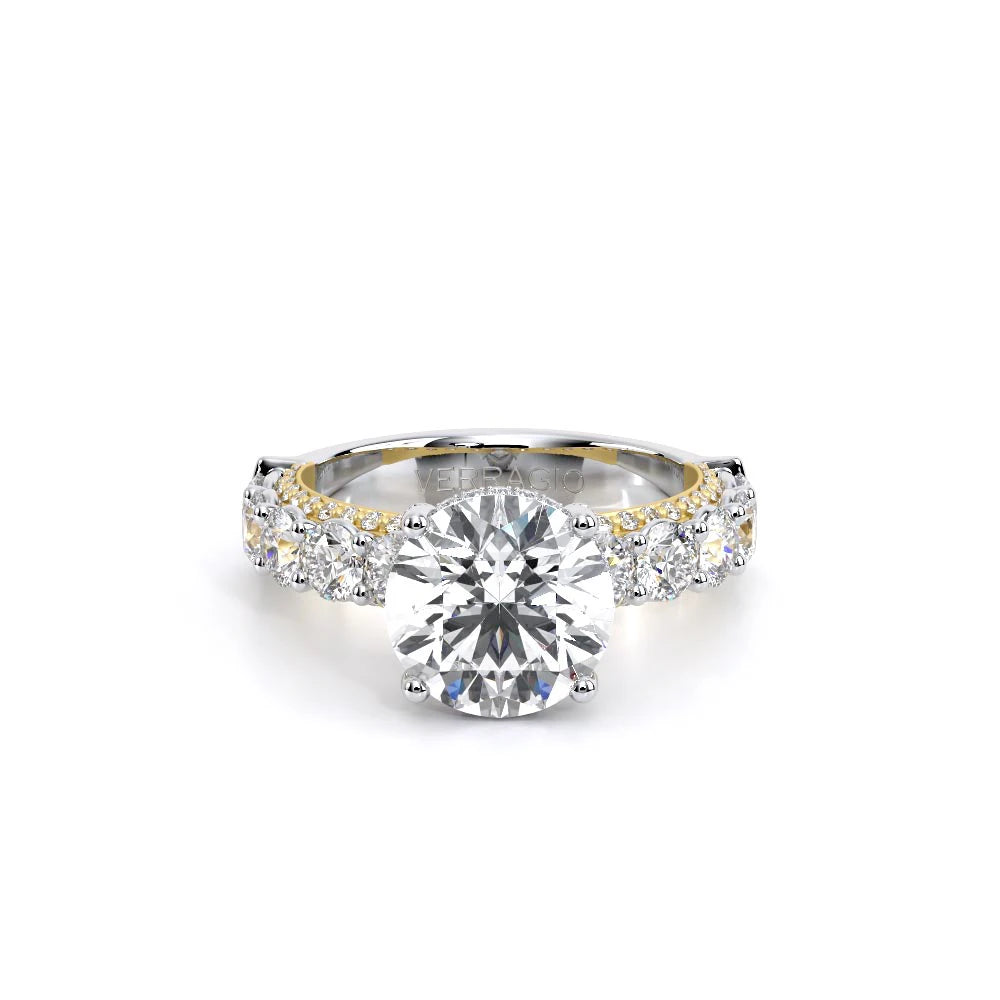 Couture-0489R34-18K Two Tone Round