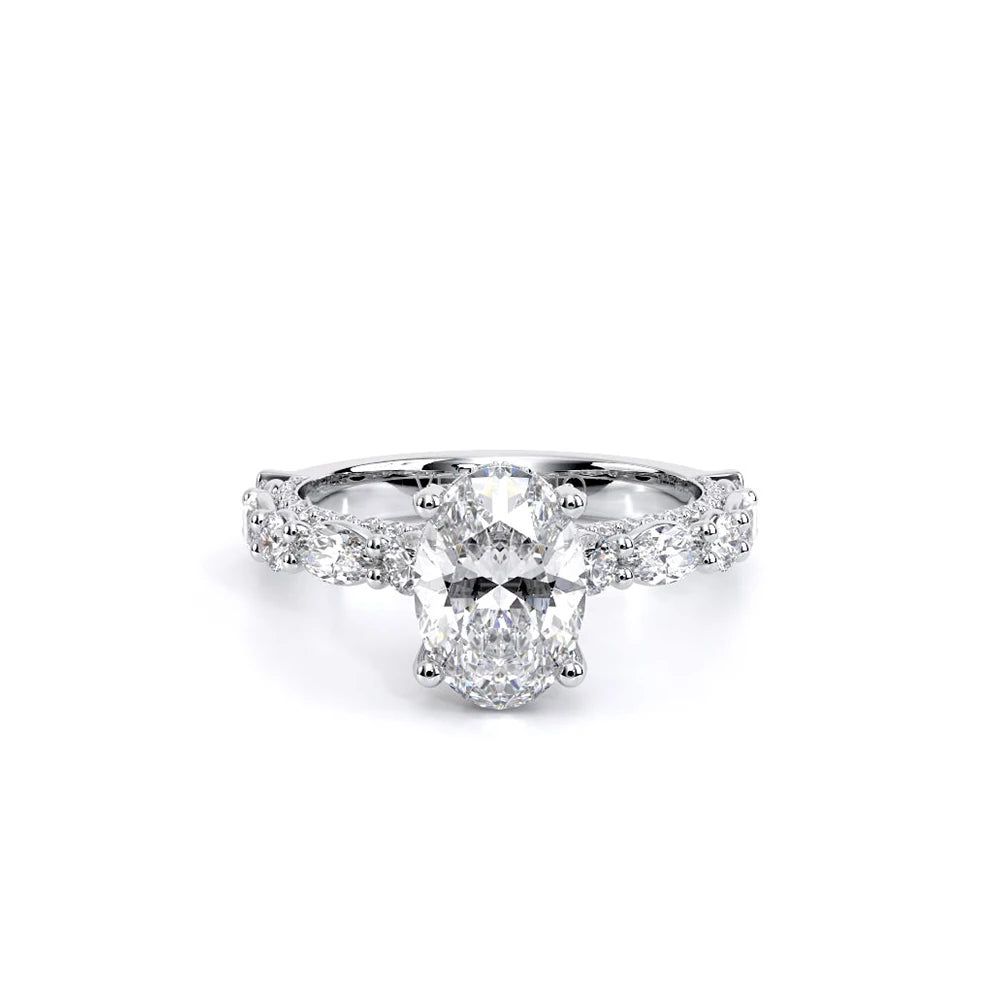 Couture-0490OV25-14K White Gold Oval