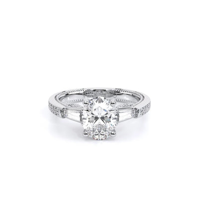 Insignia-7110OV-14K White Gold Oval