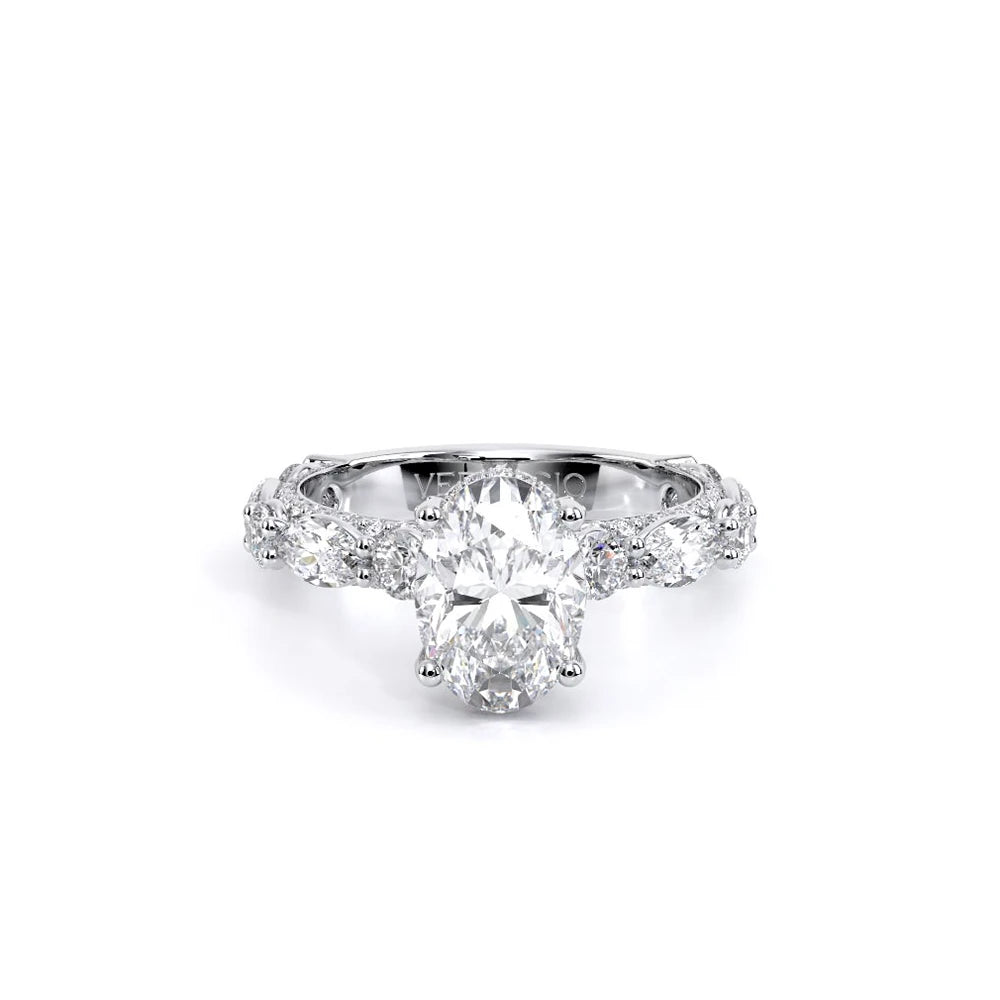 Couture-0490OV30-14K White Gold Oval