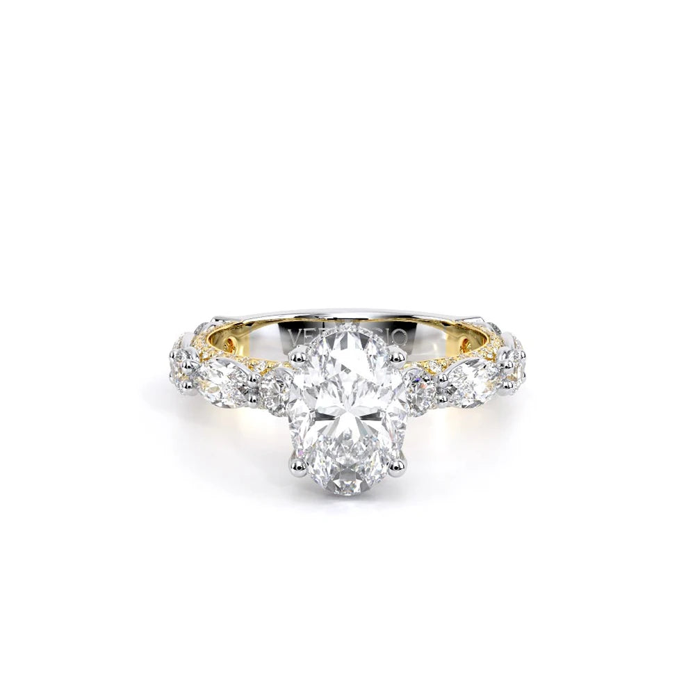 Couture-0490OV30-18K Two Tone Oval