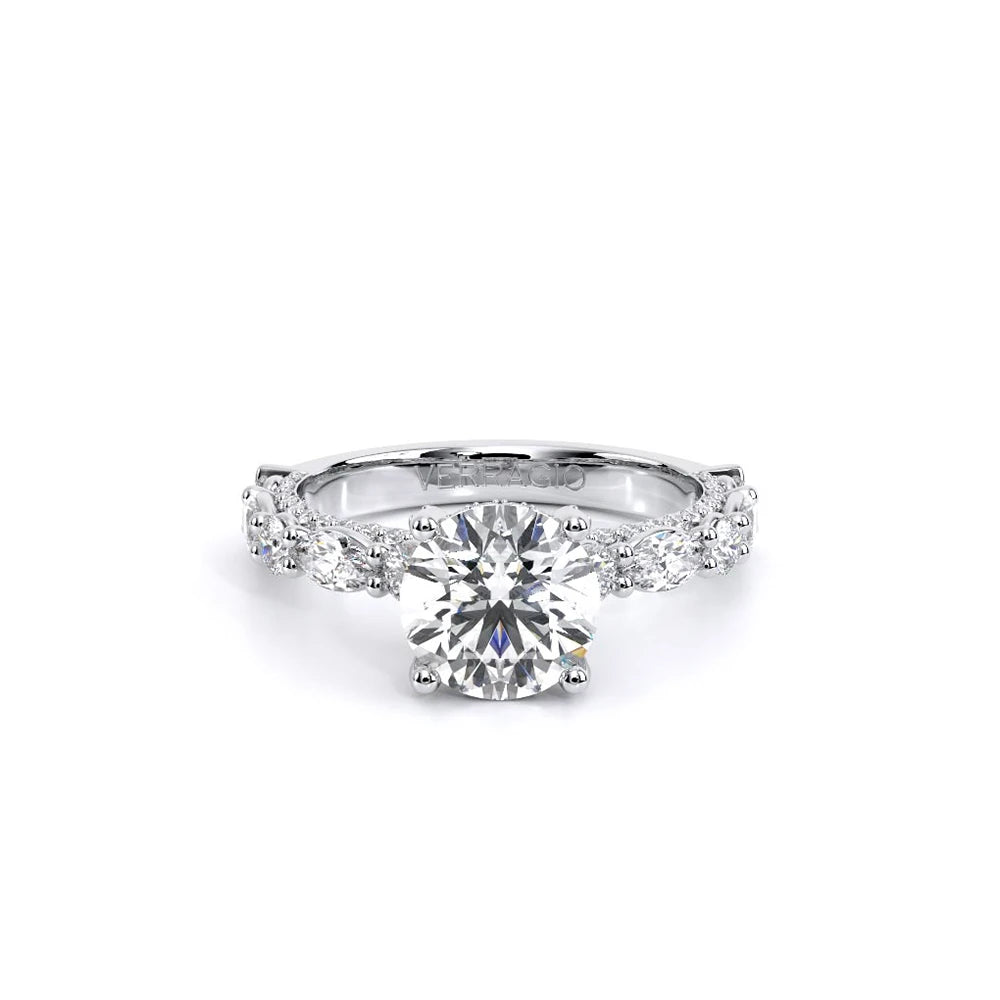 Couture-0490R25-14K White Gold Round