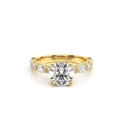 Couture-0490R25-14K Yellow Gold Round
