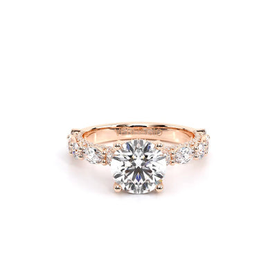 Couture-0490R25-14K Rose Gold Round
