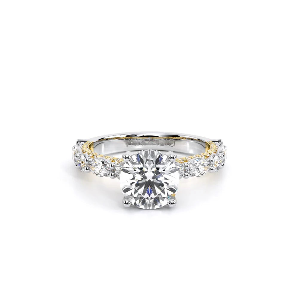 Couture-0490R25-18K Two Tone Round