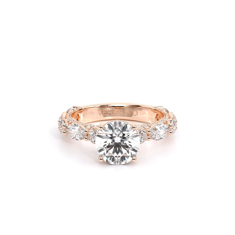 Couture-0490R30-14K Rose Gold Round