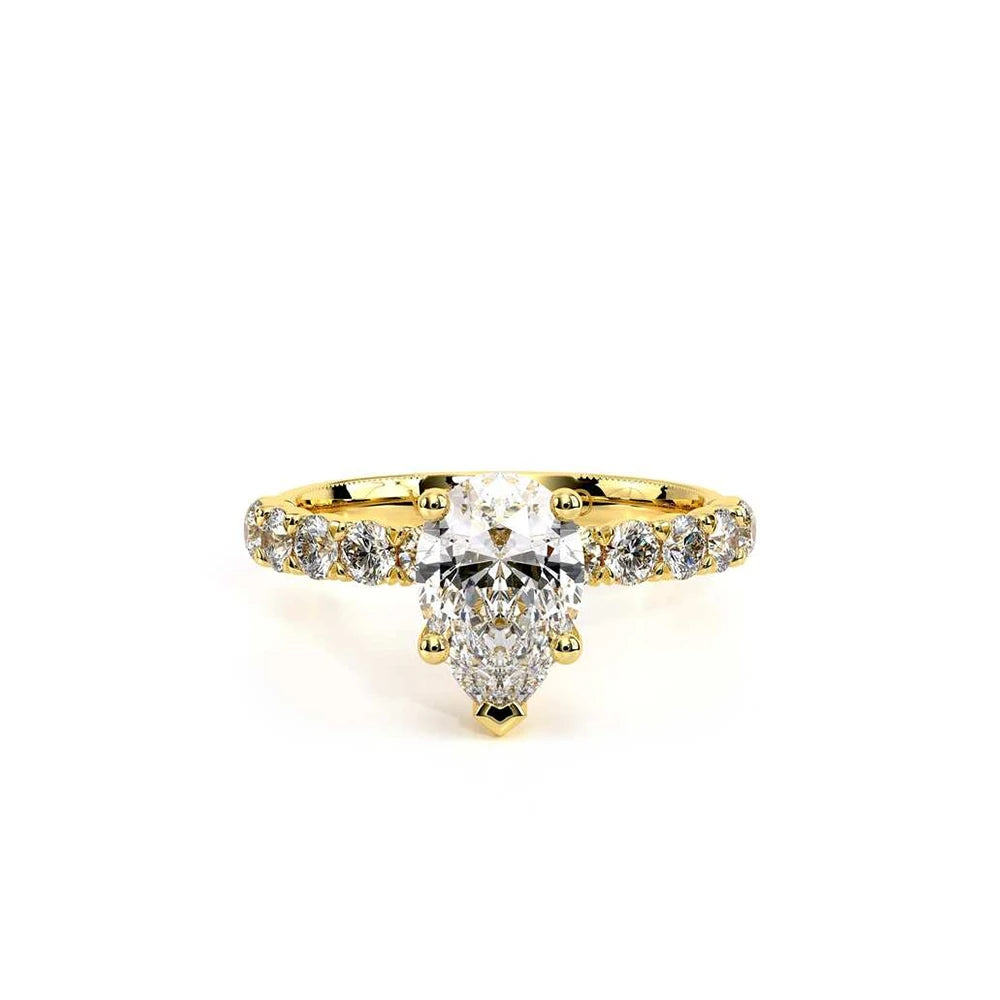Renaissance-950PEAR27-18K Yellow Gold Pear
