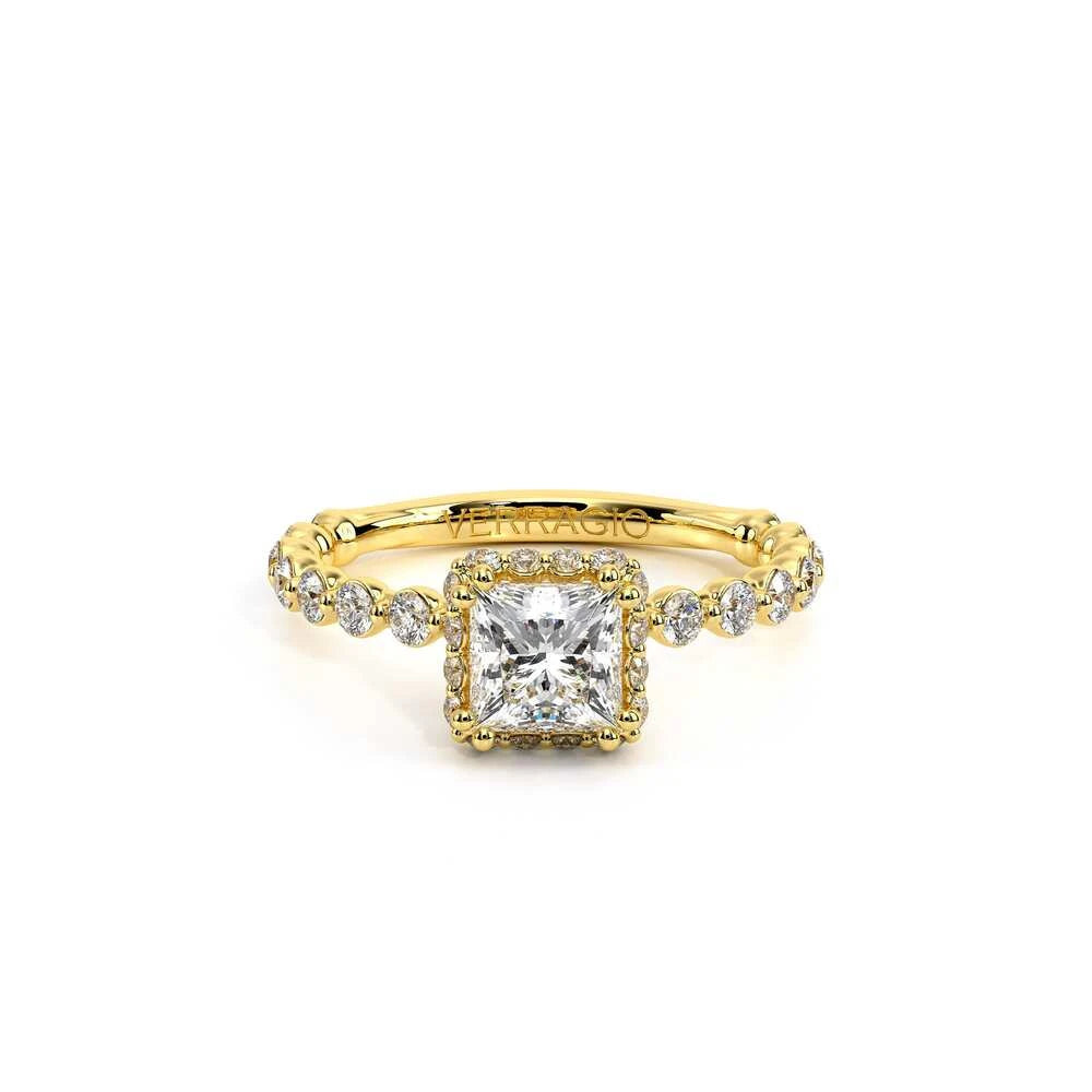 Renaissance-984P20-14K Yellow Gold Princess