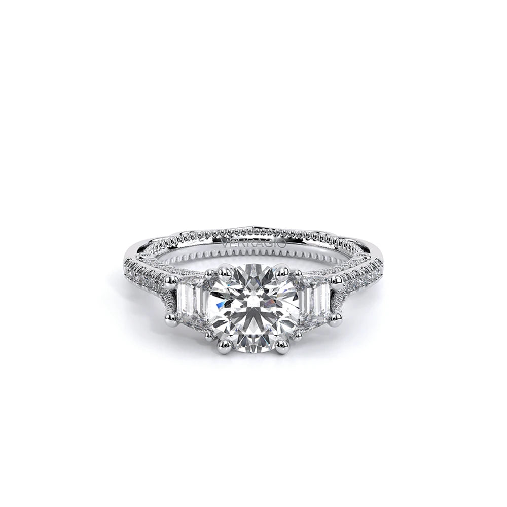 Venetian-5086r-18k White Gold Round