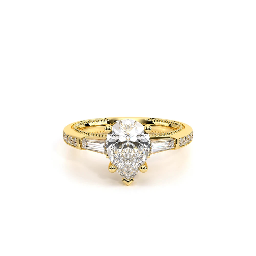 Venetian-5085ps-14k Yellow Gold Pear