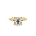 Renaissance-990CU20-18K Yellow Gold Cushion